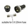 Oem Stiklinio saugiklio lizdas 5x20mm - SAUGIKLIS - tvirtinimas prie korpuso