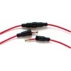 Oem Stiklinio saugiklio lizdas 6x30mm - su laidais - lizdas - rankena
