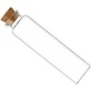 Stiklinis butelis su kamščiu 30 ml 2.2 x 12 cm buteliukas skaidrus buteliukas