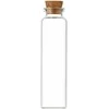 Stiklinis butelis su kamščiu 30 ml 2.2 x 12 cm buteliukas skaidrus buteliukas
