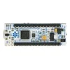 STM32 Nucleo-32 plokštė su L031K6 mikroschemos vaizdu iš viršaus