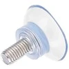 Oem Sujungta pėda 28x20mm sidabrinė - M6 baldų kojelė - reguliuojama koja baldams