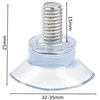 Oem Sujungta pėda 28x20mm sidabrinė - M6 baldų kojelė - reguliuojama koja baldams