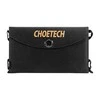 Sulankstomas saulės įkroviklis Choetech SC001 19W 2xUSB (juodas)
