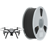 Sunlu - PA12-CF plastikas 1.75mm 1kg - Juodas