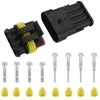 Złącze Oem Superseal 4 PIN jungčių rinkinys - kištukas + 4PIN lizdas - hermetiška jungtis
