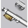 Oem Suportas su rašikliu 0-100 mm - mėlyna - 2in1 - liniuotė - matavimo įrankis
