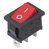 Oem Svirties jungiklis 15x10mm KCD11 - raudonas - 3PIN - 250VAC/3A - ĮJUNGTAS-IŠJUNGTAS