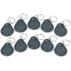 System 7 Security RFID raktų pakabukas S103N-GY - 125kHz - suderinamas su EM4100 - pilkas - 10 vnt