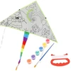 Tapybos aitvaras 90x47cm su virve + dažais - vaikiškas žaislas