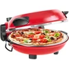 Vaflinė TEESA SUPREME FUN picos krosnelė 1200 W, 400 laipsnių, du šildytuvai, raudona