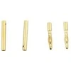 The World Models GOLD kištukai - 2mm - pora -