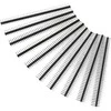 Tiesi auksinių kaiščių 1x40 jungtis su 2.54mm rastru - juoda - 10 vnt - justPi