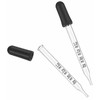 Oem Tiesus stiklinis lašintuvas - 1 ml - stiklinė pipetė - lašintuvas