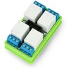 Tinycontrol LANKON-094 - relės modulis 4x 10A / ritė 45V GSM / LAN valdikliui - DIN bėgiui