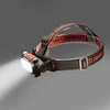 Tiross LED žibintuvėlis ant galvos įkraunamas XPE 120lm + COB 200lm, 18650 1200mAh