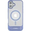 Torras Pstand serijos dėklas, skirtas iPhone 16 (mėlynas)