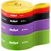 TPE mankštos juostų rinkinys - Power Band PTs-1, 4-55 kg, 5 TPE juostos, REBEL ACTIVE