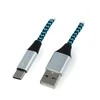 TRACER TRAKBK46266 Cable USB 2.0 TYPE-C A Male - C Male 1.0m juodas-mėlynas