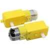 TT variklis robotui su 1:120 pavara - tiesus tipas - DC 3-6V - 50RPM