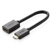 iLike UGREEN 20137 Mini HDMI adapteris į HDMI, 22cm - Juodas