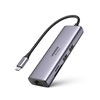 UGREEN CM512 6-in-1 Adapteris USB-C - 2x USB HDMI USB-C RJ45 TF/SD