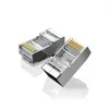 Ugreen Kištukas RJ45 (8P8C) CAT6/6a STP ekranuotas daugiavieliam ir monolitiniam kabeliui (100 vnt)