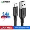 Kabelis Ugreen US289 USB į Micro USB, 2.4 A, 1m