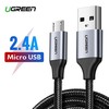 UGREEN micro USB kabelis QC 3.0 2.4A 1.5m - Juodas