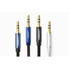 UGREEN mini lizdas 3.5mm AUX kabelis 2m - Mėlynas