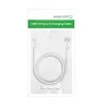 UGREEN nikeliuotas USB - Lightning laidas MFi 1m