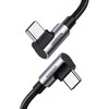 UGREEN US335 USB-C - USB-C kampinis laidas 5A 100W 2m
