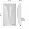 Universali lauko/vidaus DVB-T antena su stiprintuvu CAMP-V400 0-80km EMOS