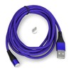 Magnetinis laidas USB A - C tipo USB - 2m - Akyga AK-USB-43
