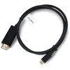 Lanberg USB-C–HDMI kabelis, 1 m 4K/60Hz, Juodas | Lanberg | USB-C–HDMI kabelis | CA-CMHD-10CU-0010-BK | 1 m