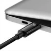 USB-C į USB-C laidas Baseus Tungsten Gold 240W 1m - juodas
