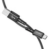 USB-C ir USB-C laidas 1.2 m Acefast C1-04 (juodas)