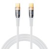 USB-C laidas USB-C Remax Explore, RC-C062, 1,2 m, 100 W, (baltas)