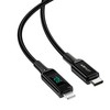 USB laidas Acefast C6-01 MFi PD30W USB-C to Lightning 1.2m juodas