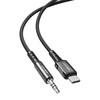 Audio adapteris Acefast C1-08 USB-C to 3.5mm (M) 1.2m juodas