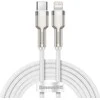Baseus Cafule USB-C į Lightning kabelis PD 20W 2m - Baltas