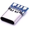 Oem USB C moteriškas lizdas – 4 kontaktų – ant PCB