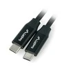 LANBERG USB-C M/M 2.0 laidas 0.5m Quick Charge 4.0 juodas
