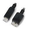C tipo USB / microUSB B 3.0 laidas - 1m - Akyga AK-USB-44