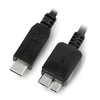 C tipo USB / microUSB B 3.0 laidas - 1m - Akyga AK-USB-44