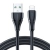 USB kabelis viršija / Lightning / 1.2 m Joyroom S-UL012A11 (juodas)