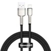 Baseus Cafule USB - Lightning kabelis 2.4A 1m - Juodas