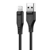 USB laidas Acefast C3-02 MFi USB-A iki Lightning 1.2m juodas