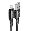 USB laidas prie Lightning Acefast C1-02, 1.2 m (juoda)