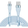 USB - microUSB kabelis 1 m silikoninis mėlynas Kruger &amp; Matz Basic